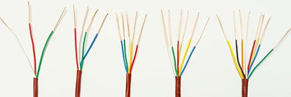 EASTWIRE 18/3 100ft Thermostat Wire, Solid Copper Wire, 18 Gauge Conductor