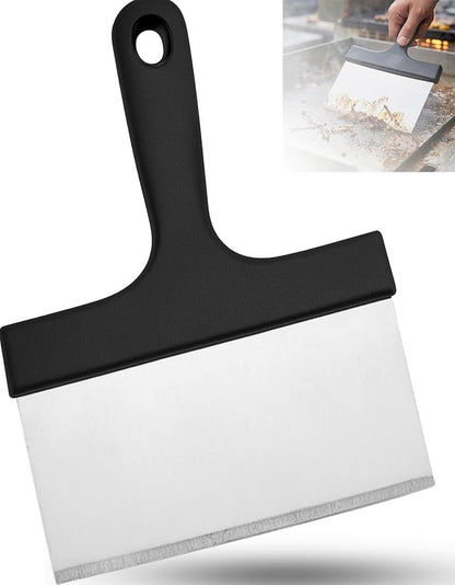 Grill Scraper, Stainless Steel Food Scraper