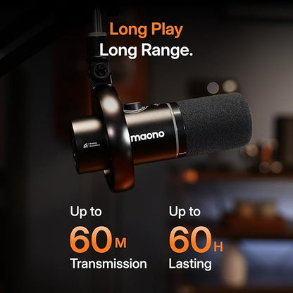 MAONO PD200W Hybrid Wireless Podcast Equipment Bundle