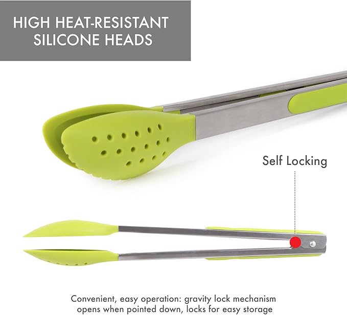 Dexas Spoon & Strain Tongs