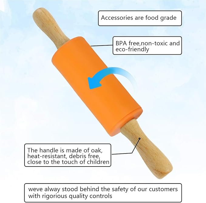 Koogel 9 Inch Mini Rolling Pin