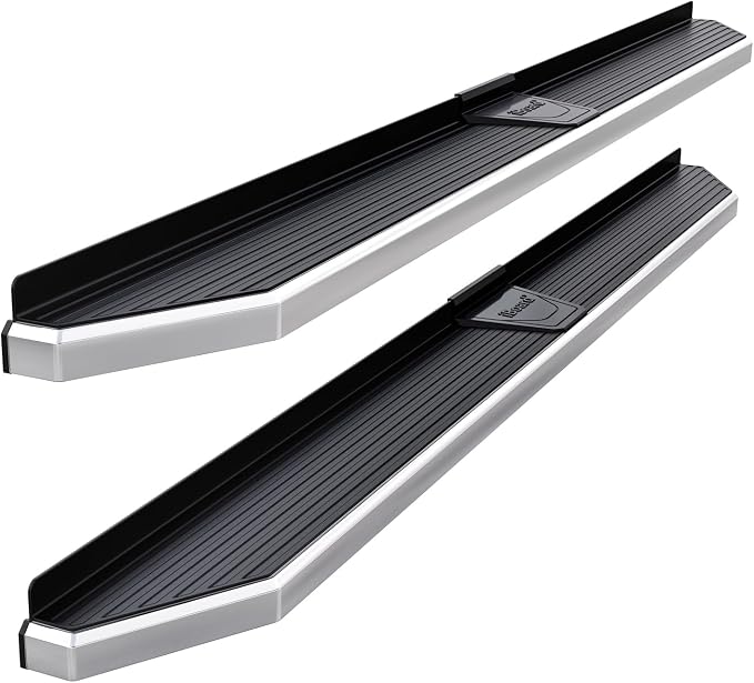 APS Polished Running Boards Style Compatible with Ford Ranger Mazda B-Series 1999-2011 Super Cab 4-Door (Drilling Required) (Side Steps Side Bars) 6in Wide 304 Stainless Steel