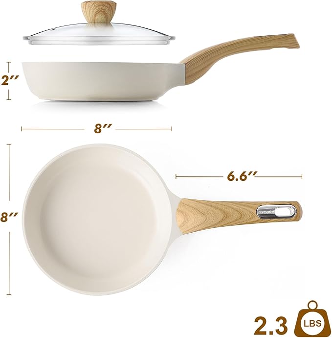 SENSARTE Ceramic Nonstick Frying Pan Skillet