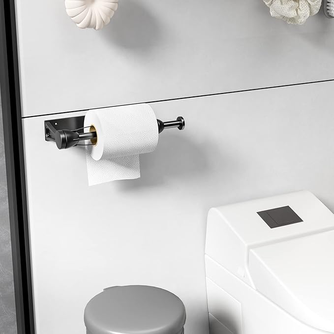 Paper Towel Holder Under Cabinet, Single Hand Operable Wall Mount