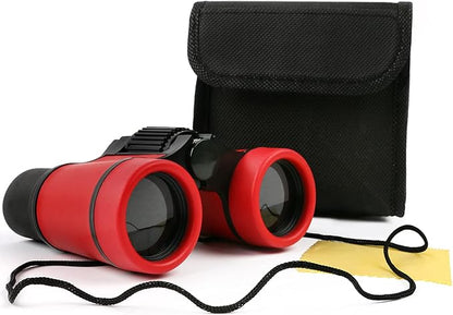 Scotamalone Kids Binoculars Shock Proof Toy Binoculars Set for Age 3-12 Years Old Boys Girls Bird Watching Educational Learning Hunting Hiking Birthday Presents