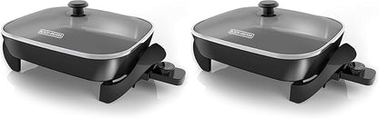 BLACK+DECKER Electric Skillet, Variable Temperature Control, Nonstick Cooking