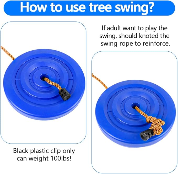 X XBEN Zip line Kits for Backyard 98FT, Zip Lines for Kid and Adult, Included Swing Seat, Ziplines Brake, and Steel Trolley, Outdoor Playground Equipment