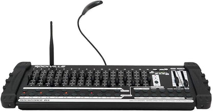 Rockville ROCKFORCE W4 384 Channel Wireless DMX Lighting Controller, MIDI