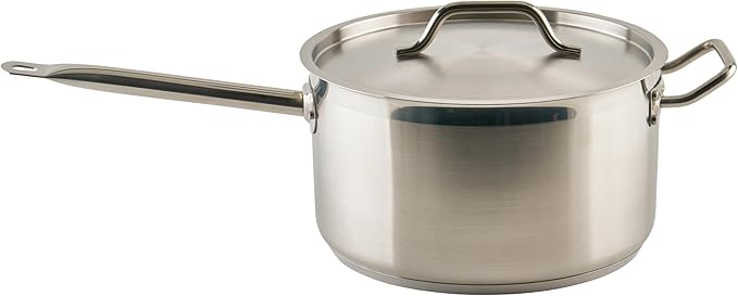 Winco Heavy-Duty Stainless Steel Sauce Pan