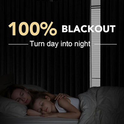 H.VERSAILTEX 72 inch Blackout Curtains, 100% Absolutely Blackout Thermal