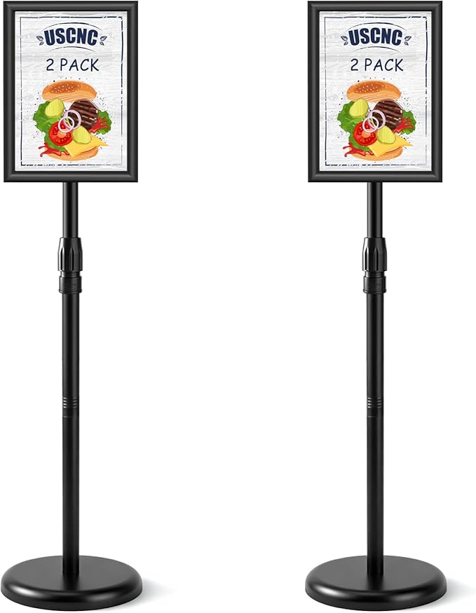 USCNC Sign Holder Stand 8.5x11 inch