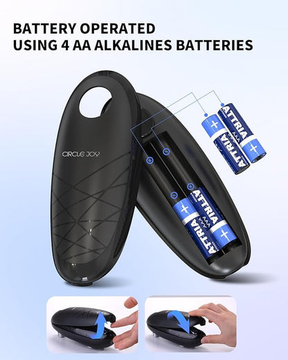 CIRCLE JOY Electric Can Opener, One-Touch Automatic Can Opening