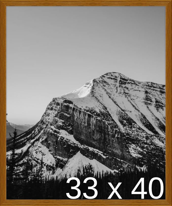 Frame It Easy 33 x 40 Hazel Wood Frame