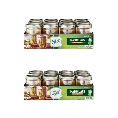 Ball Glass Mason Jars Regular Mouth 16oz