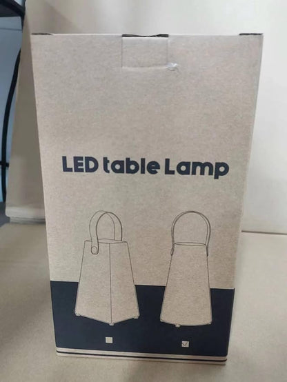Portable Outdoor Table Lamp, Cordless Rechargeable Outdoor Table Lanterns RGB LED Lights with Remote, IP44 Water-Resistant Battery Operated Hanging Lamp for Patio Garden Camping Dining Room