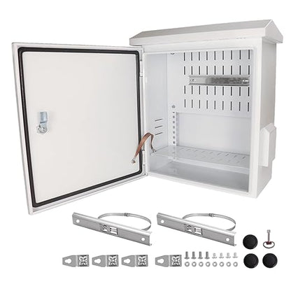 Outdoor Electrical Box 20'' x 16'' x 8'' One-Piece Ventilation Design