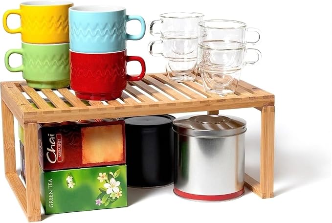 Lipper International Bamboo Kitchen Cabinet Shelf