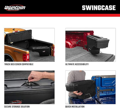 RealTruck Undercover SwingCase Truck Bed Storage Box | SC107D | Fits 2023-2025 Chevy/GMC Colorado/Canyon Drivers Side