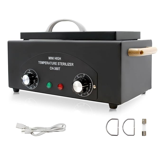 High Temperature Metal Tool Cleaning Box, 110V 300W 1.5L