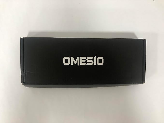 Omesio Neck Knife, 5.43" Neck Knife with Sheath and Necklace, Full Tang Small Fixed Blad Knife D2 Steel 2.17-Inch Blade G10 Handle for Outdoor, Survival, Camping, Tactical