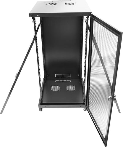 22U Server Cabinet Wall Mount Rack Enclosure