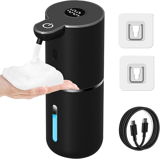OHIFAST Automatic Foaming Soap Dispenser Touchless, USB Rechargeable Smart Hand