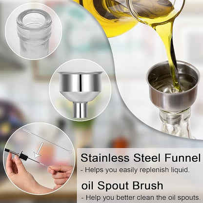 8 oz Oil and Vinegar Dispenser Set