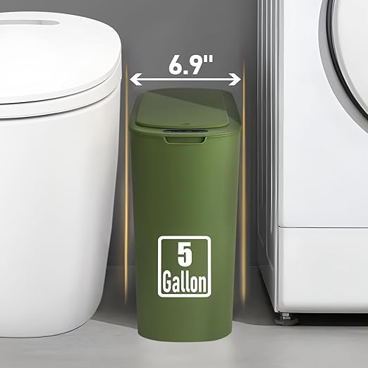 TIPGO 5 Gallon Motion Senor Bathroom Trash Can