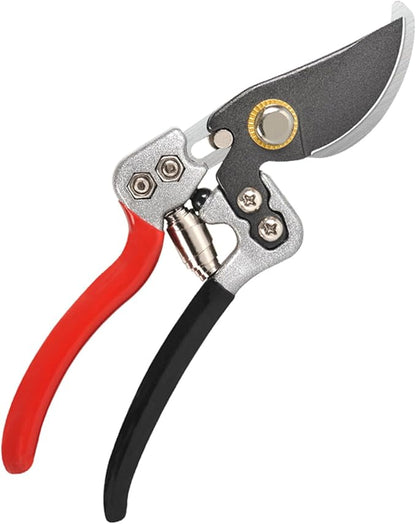 Ultra Sharp Germany Steel Pruning Shears - Cuts 3X Easier, Weak Hand Arthritis Snips, Rust-Resistant, Effortlessly 1-Inch Cut Capacity Garden Scissors, Ergonomic Handle (gt-05, 1)