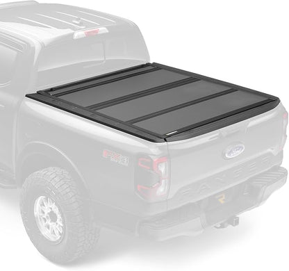 RealTruck BAK BAKFlip MX4 Hard Folding Truck Bed Tonneau Cover | 448342 | Fits 2024-2026 Ford Ranger 5' Bed (60")