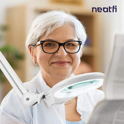 Neatfi Bifocals 1, 200 Lumens LED Magnifying Floor Lamp