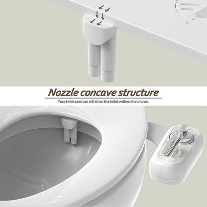 Left Handed Bidet Attachment for Toilet