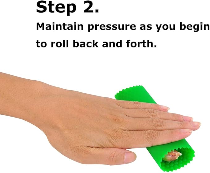 2 Set Peeler Silicone Easy Roll Tube Useful Garlic Odorfree Kitchen Tool