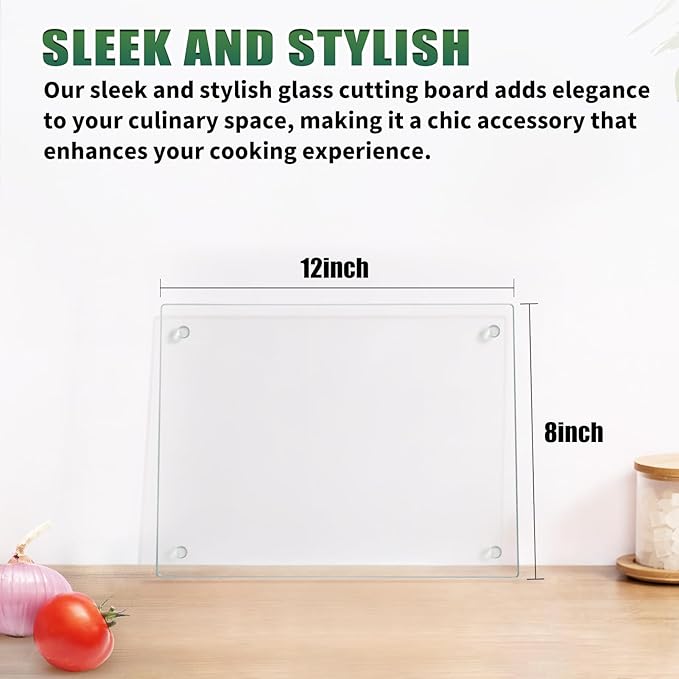 Seelenruhe Tempered Glass Cutting Board