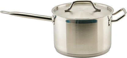 Winco Heavy-Duty Stainless Steel Sauce Pan