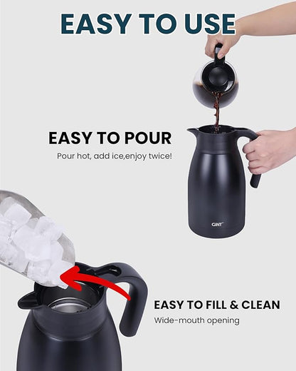 GiNT 51Oz Stainless Steel Thermal Coffee Carafe