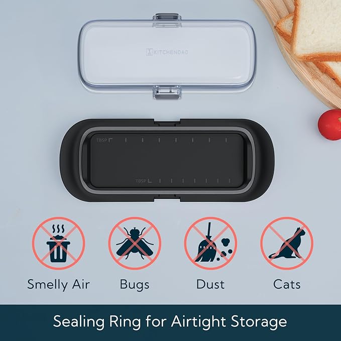 KITCHENDAO One-handed Airtight Butter Dish