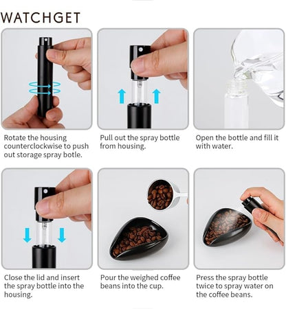 watchget Coffee Bean Dosing Cup & RDT Spray Bottle Kit