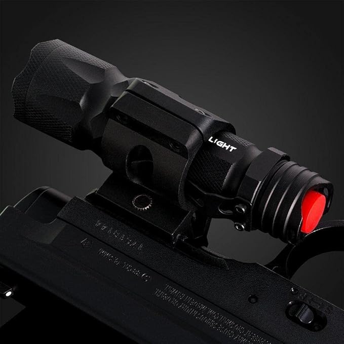 GearLight M3 Mini LED Flashlight - 2 Bright, Small Tactical Flashlights with High Lumens and Pocket Clip for Camping, Outdoor & Emergency Use ï»?- Black