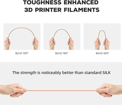 FLASHFORGE PLA Filament 1.75mm, 3D Printer Filament 1kg (2.2lbs) Spool, Dimensional Accuracy +/- 0.02mm, 3D Printing Filament Easy to Use and Fits for Most FDM 3D Printers (Orange)