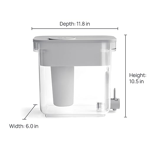 Culligan with ZeroWater Technology 22-Cup Water Filter Dispenser – Includes