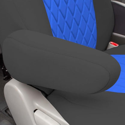 FH Group Custom Fit Car Seat Covers Specifically Made for 2011-2020 Toyota Sienna 7-8 Seater with Ultraflex Neoprene Water Resistant Automotive Seat Covers - Front Set Blue