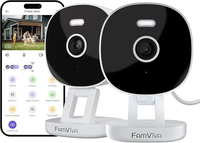 2K Security Camera Wired, Outdoor/Indoor
