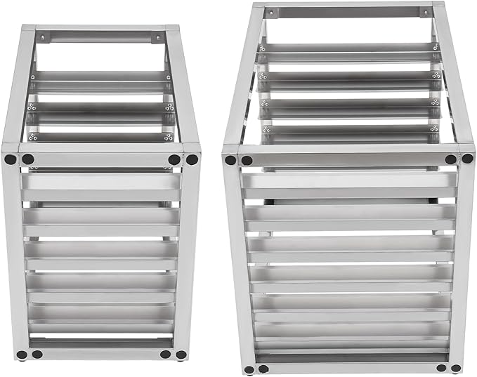 6 Tier Bun Pan Rack, Aluminum Bakery Rack