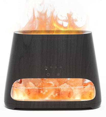 SALKING 2-in-1 Himalayan Salt Lamp & Ultrasonic Essential Oil Diffuser
