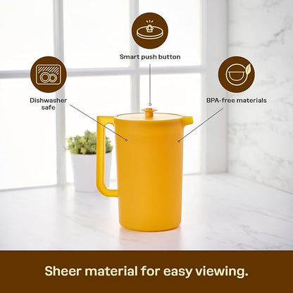Tupperware Impressions Classic Sheer 1 Gallon Pitcher