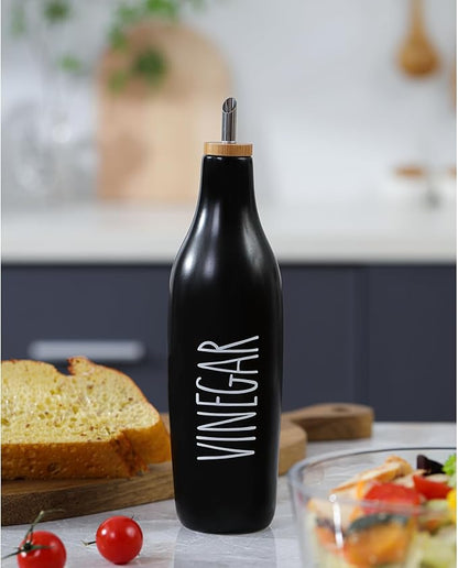 HOMCDALY Ceramic Olive Oil Dispenser