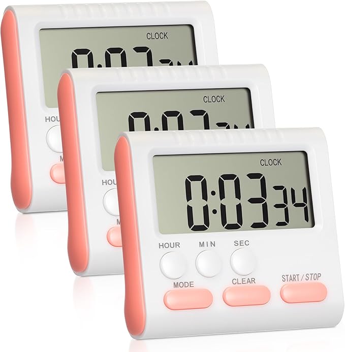 Mudder 3 Pack Digital Kitchen Timer