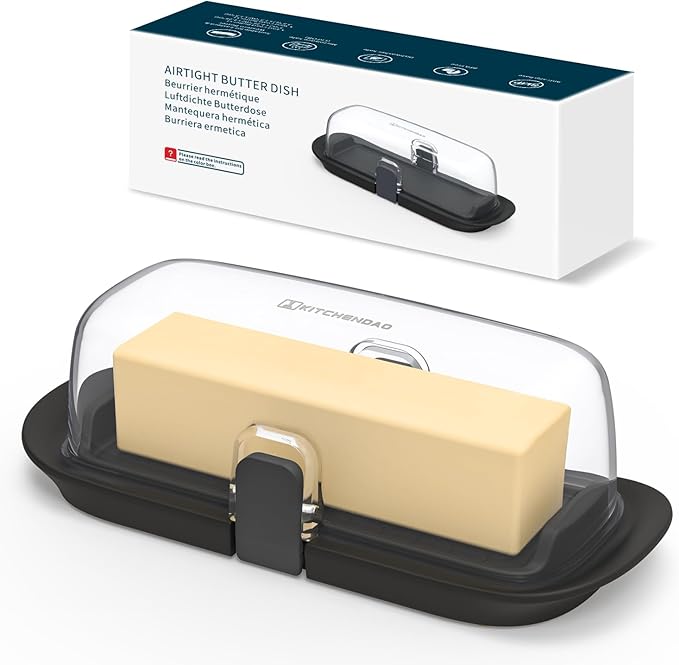 KITCHENDAO One-handed Airtight Butter Dish