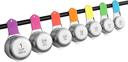 Spring Chef Magnetic Stainless Steel Measuring Cups, Kitchen Tools